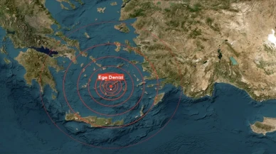 Ege Denizi’nde korkutan deprem! 5,2 büyüklüğünde sarsıntı