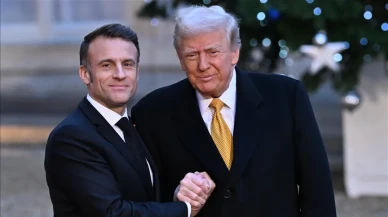 Trump ve Macron'dan kritik açıklamalar