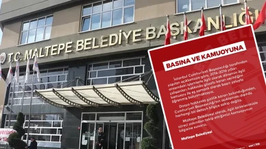 Maltepe Belediyesi'nden operasyon açıklaması geldi!