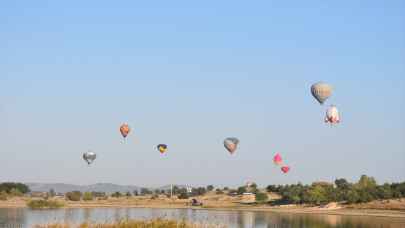 Büyük Taarruz’un 99. yıl dönümü için sıcak hava balonları havalandı