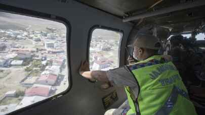 ErzurumBingöl kara yolu trafiğine helikopterli denetim