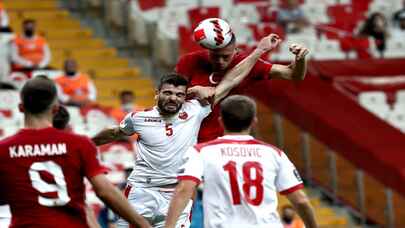 A Milli Futbol Takımı son dakikada galibiyeti kaçırdı