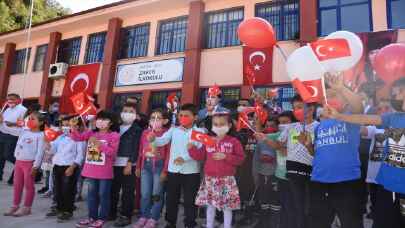 Bartın’da sel bölgesindeki ilkokulda yeni eğitim öğretim yılına başlandı