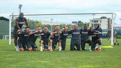 Trabzonspor, Galatasaray maçı hazırlıklarını sürdürdü