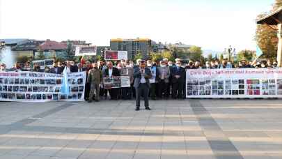 Erzurum’da Çin’in ”Doğu Türkistan” politikası protesto edildi