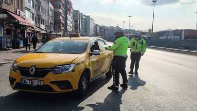 İstanbul’da taksicilere yönelik denetimler sürüyor