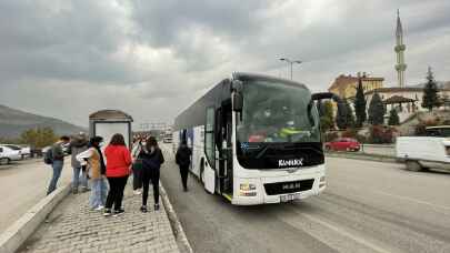 Karabük’te otobüs kazası