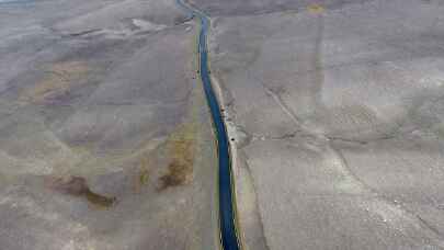 Erzurum’da yol yapım çalışmaları kar yağana kadar devam edecek