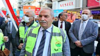 Samsun’da temizlik işçileri temiz bir çevre için yürüdü