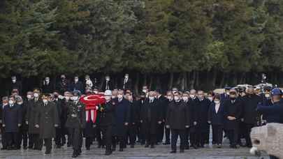 Ulu Önder Atatürk için Anıtkabir’de tören