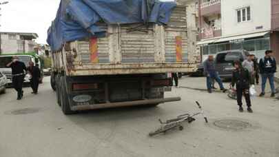 Bursa’da kamyonun çarptığı bisikletli çocuk yaşamını yitirdi