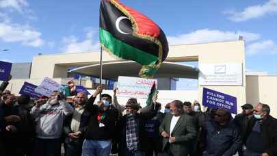 Libya’da tartışmalı seçim yasasına protesto