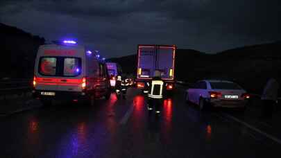 Manisa’da zincirleme trafik kazasında 1 kişi yaralandı