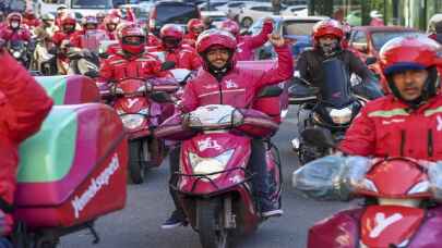 İstanbul’da motorlu kuryelerin protestosu 7. gününde sürüyor