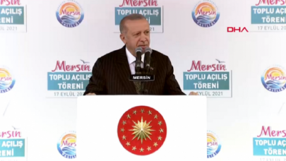 Cumhurbaşkanı Erdoğan, Mersin’de toplu açılış töreninde konuştu