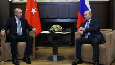 Cumhurbaşkanı Erdoğan ve Putin görüşmesi