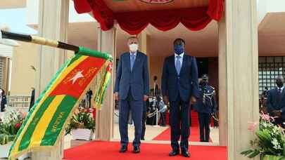 Cumhurbaşkanı Recep Tayyip Erdoğan, Togo'da