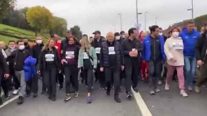 Ekrem İmamoğlu 43.İstanbul Maratonunda