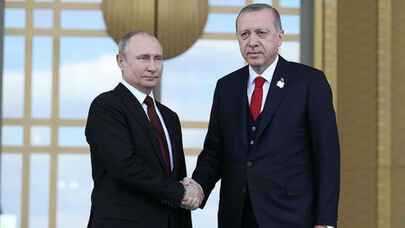 Cumhurbaşkanı Recep Tayyip Erdoğan, Putin ile görüştü