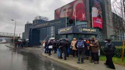 İBB'ye bağlı İstanbul Ağaç ve Peyzaj A.Ş. çalışanı işçilerden eylem