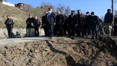 KARABÜK - Heyelan nedeniyle 17 ev tedbir amaçlı boşaltıldı