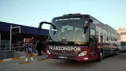 Trabzonspor kafilesi Alanya'da