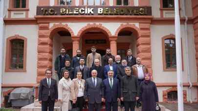 AK Parti Bilecik İl Başkanı Yıldırım’dan CHP’li Belediye Başkanvekiline hayırlı olsun ziyareti