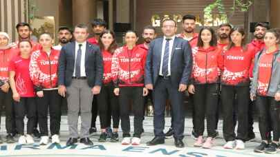 Atletizm Federasyonu Başkanı Çintimar, Şanlıurfa'da milli sporcuları ziyaret etti