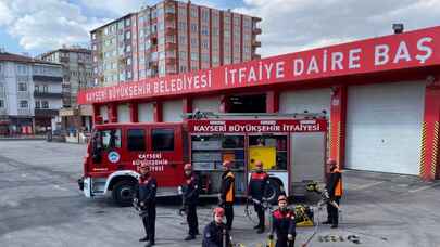 Başkan Büyükkılıç'tan itfaiyeye yeni ekipman desteği 