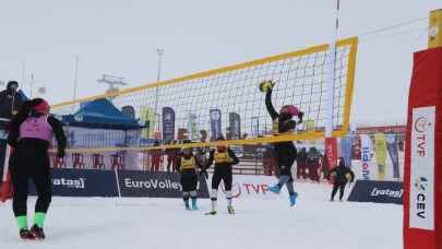 CEV Kar Voleybolu Avrupa Turu, Erciyes'te başladı