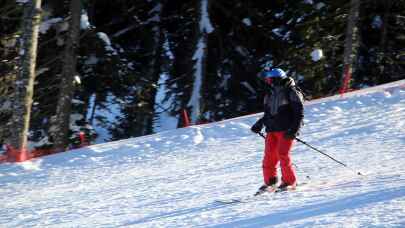 İlkbaharda yağan kar Ilgaz Yurduntepe'de kayak sezonunu nisan sonuna uzatacak