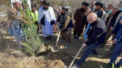 KABİL - TİKA'dan Afganistan-Türkiye dostluğunun 101. yılında ağaçlandırma etkinliği