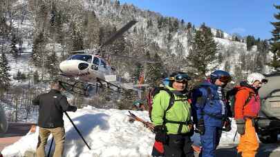 Kaçkar Dağları bu yıl 370 "heliski" sporcusunu ağırladı