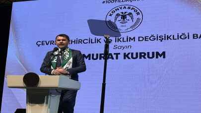 KONYA - Bakan Kurum: "Konyasporlu olmaktan onur ve gurur duydum"