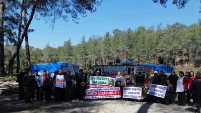 Muğla Akbelen'deki nöbete DEVA'dan destek