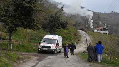 Ordu'da heyelan nedeniyle 3 ev ve bir ahır yıkıldı