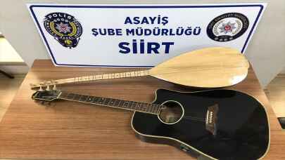 Siirt'te evden saz ve gitar çaldığı iddia edilen kişi yakalandı