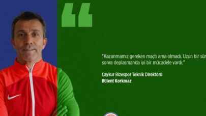 ÇAYKUR Rizespor Teknik Direktörü Kaymaz: "Kazanmamız gereken maçtı"