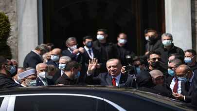 Cumhurbaşkanı Erdoğan, cuma namazını Ayasofya-i Kebir Camii'nde kıldı