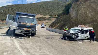 Isparta'da kamyon kazası: 1 ölü