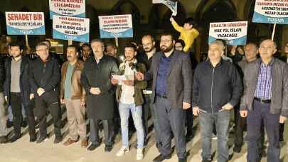 İsrail güçlerinin Mescid-i Aksa baskını Kırşehir'de protesto edildi