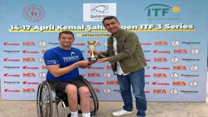 Kemal Şahin Open Tekerlekli Sandalye Tenis Turnuvası'nda şampiyonlar belli oldu