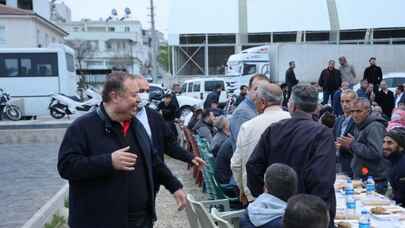 Kilis Belediyesi'nden, 500 evlerde 350 kişilik iftar