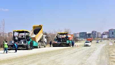 Malatya'da 35 metrelik yolda çalışmalar başladı 