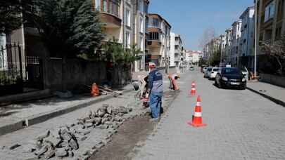 Nevşehir'de bozulan yollara bakım çalışması