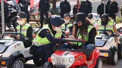 Samsun'da Jandarma'dan 4-12 yaşa trafik eğitimi