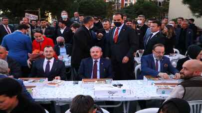 TEKİRDAĞ - TBMM Başkanı Şentop Tekirdağ'da iftar programına katıldı