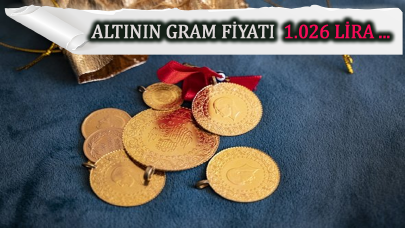 Altının gram fiyatı 1.026 lira seviyesinde