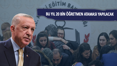 Bu yıl 20 bin öğretmen ataması yapılacak