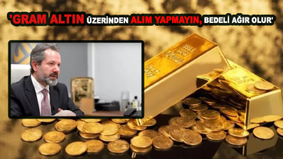 İslam Memiş'ten çarpıcı altın açıklaması: Altın aldığınızda dolar da almış oluyorsunuz